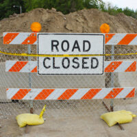 Construction Site Road Closedd Construction Site Road Closedd