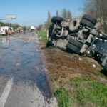 Tractor-Trailer, Minivan, Both Damage Guardrail in New York Thruway Accident Tractor-Trailer, Minivan, Both Damage Guardrail in New York Thruway Accident
