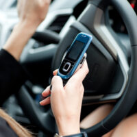 Driver using cell phone