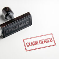 Claim denied Claim denied