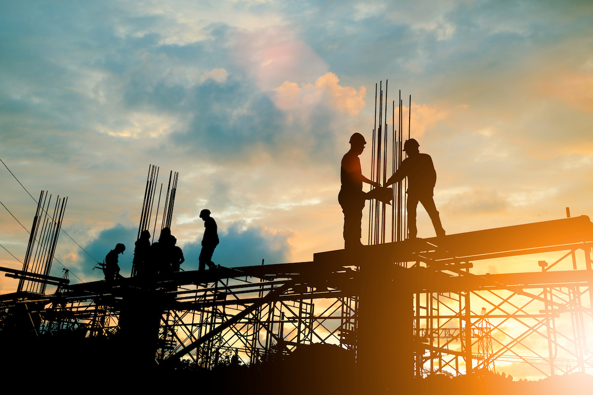 Building workers