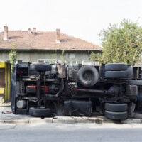 truck hits house truck hits house