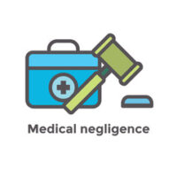 breif case that reads medical negligence