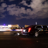 limosine accident just outside of Las Vegas