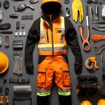 Various Industrial safety equipment to protect personal safety