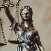 Blindness Law for Justice Lawyer, Close-up Realistic Portrait Blindness Law for Justice Lawyer, Close-up Realistic Portrait